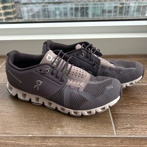 On Cloud | 'On Running' Women's Cloud Shoes Size 7 - Shark/Pebble (Purple)